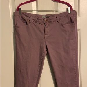 Mossimo Light Purple Skinny Jeans